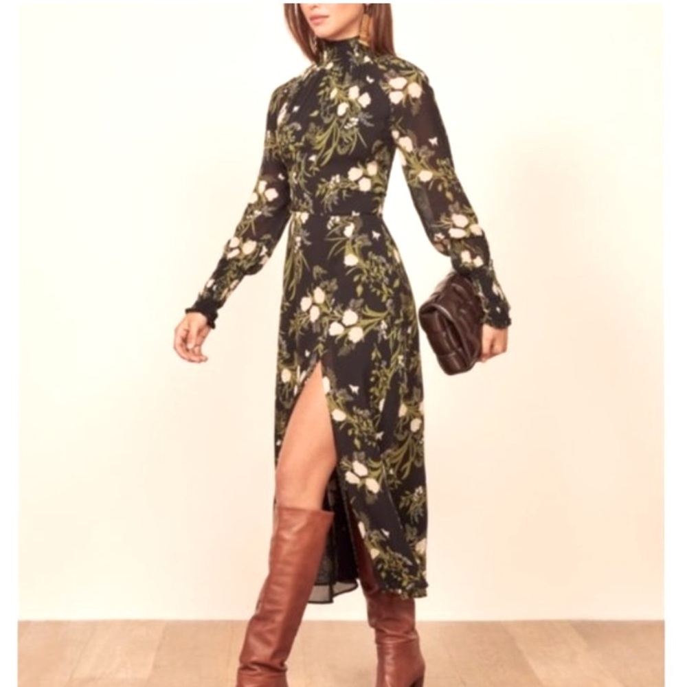 Reformation Valentin dress | Anastasia print
